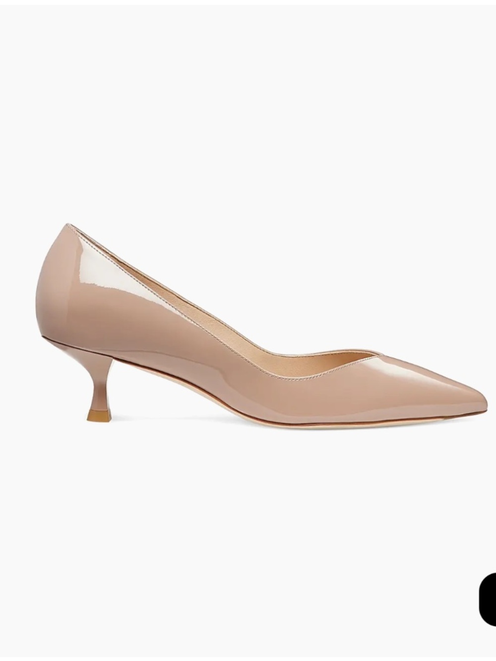 Stuart Weitzman   Eva 50MM Patent Leather Pumps